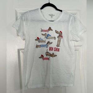 J.Crew Dachshund Shirt